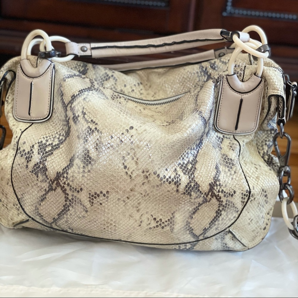 Coach | Kristin Python Leather Shoulder Bag - image 4